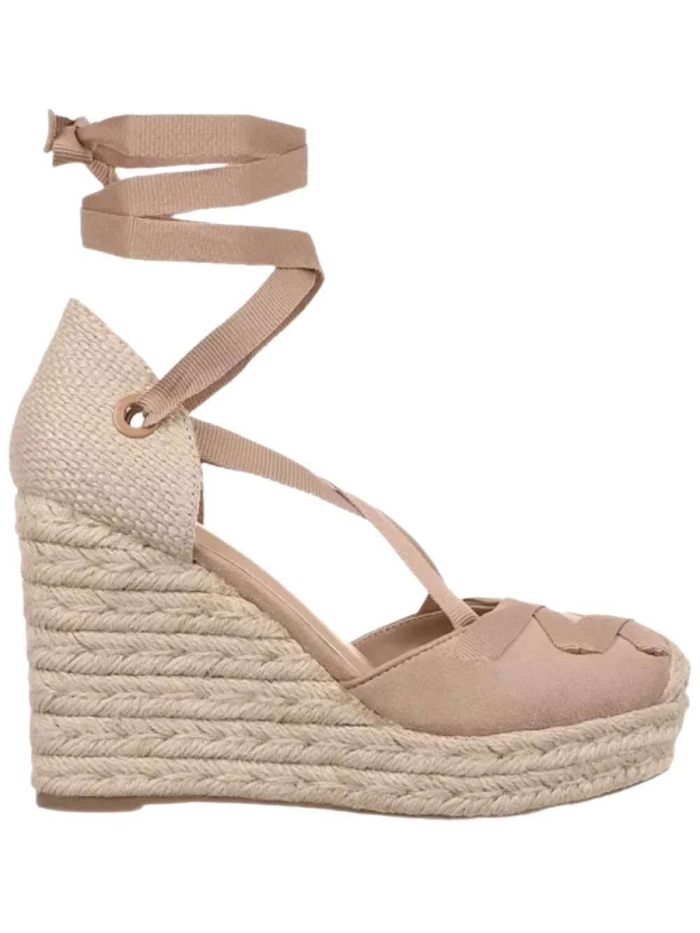 11. I.N.C. International Concepts Women's Merryy Espadrille Wedge Sandals Almond